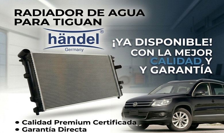 Radiador tiguan handel